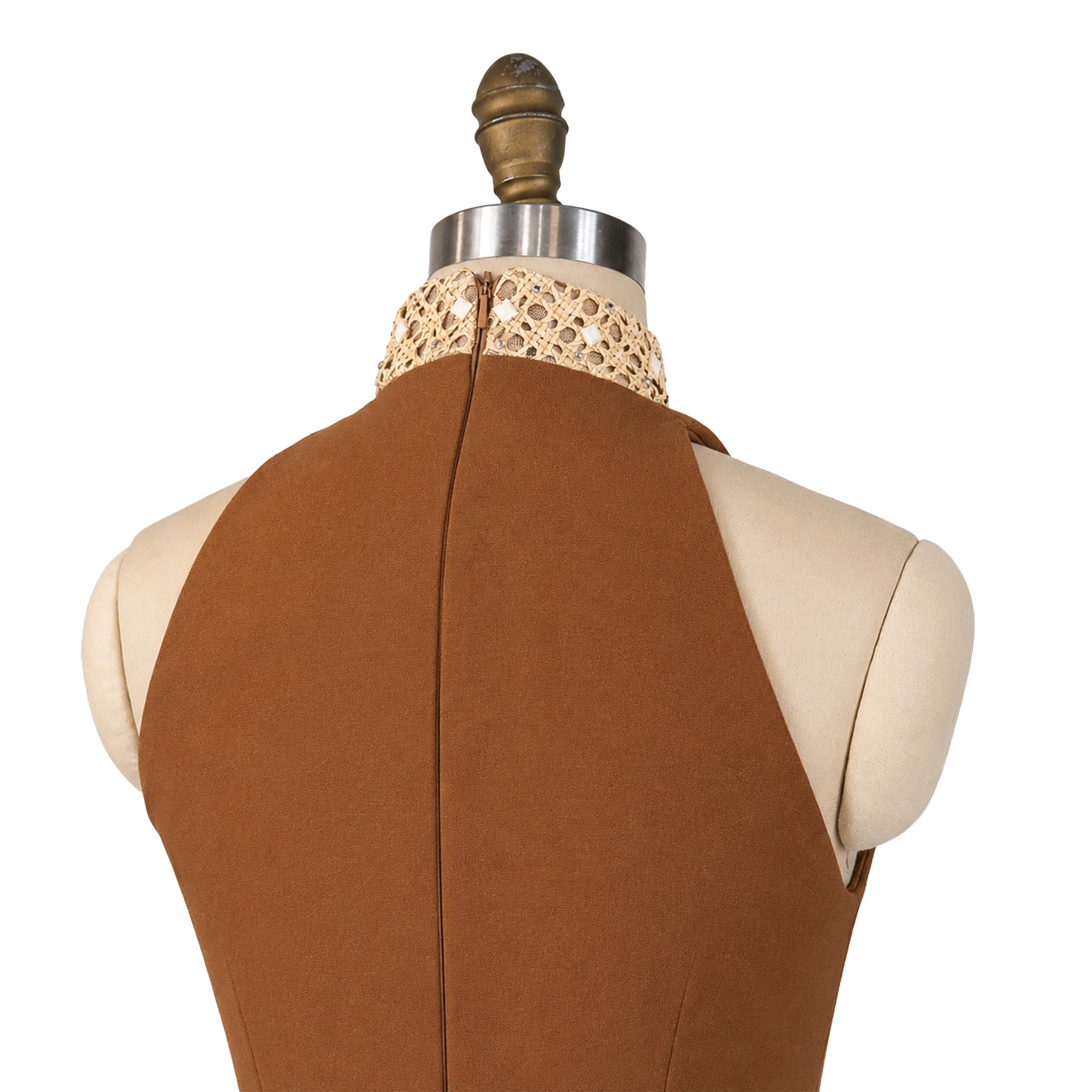 Brown No-Sleeve Paja
