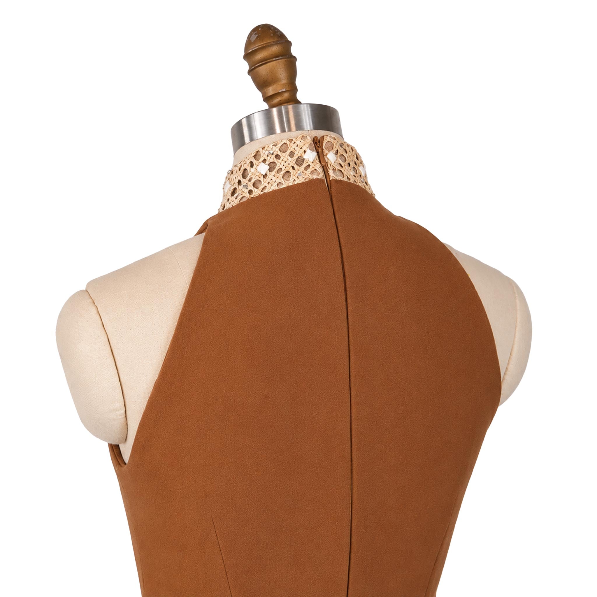 Brown No-Sleeve Paja
