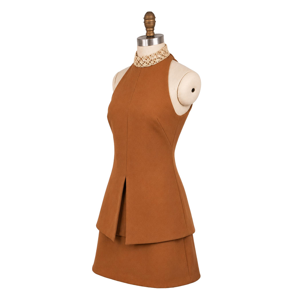 Brown No-Sleeve Paja