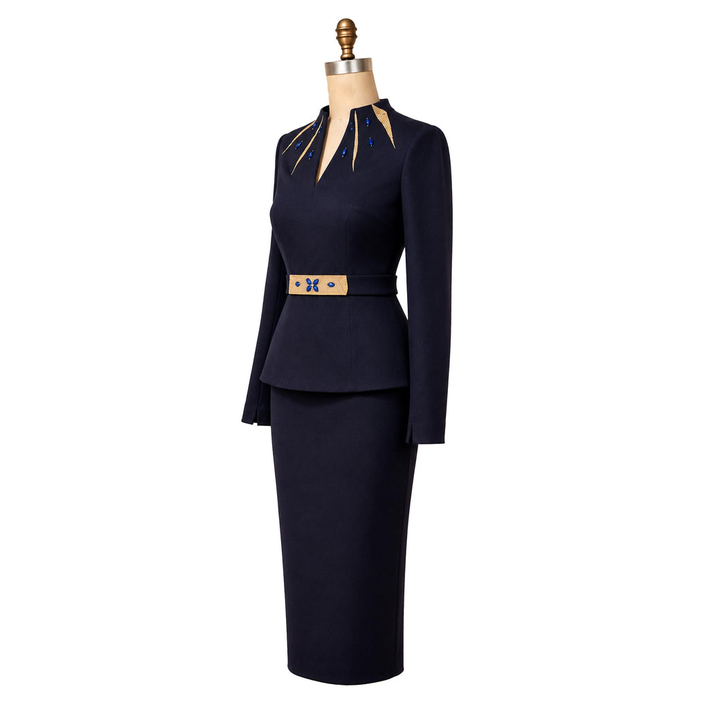 Navy Blue Dress